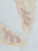 Load image into Gallery viewer, Vintage 1930s pink embroidered collar
