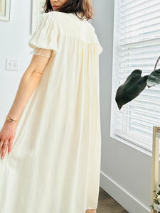 Vintage white babydoll lingerie dress