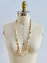 Load image into Gallery viewer, Vintage pastel pearl necklace
