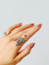 Load image into Gallery viewer, Vintage sterling silver peacock ring

