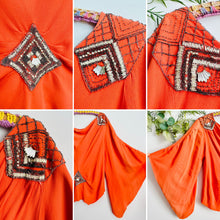 Load image into Gallery viewer, Vintage 1930s coral rayon top
