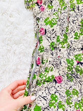 Load image into Gallery viewer, Vintage 1940s rayon floral dress As Is
