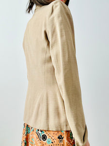 Vintage 1940s chestnut color blazer