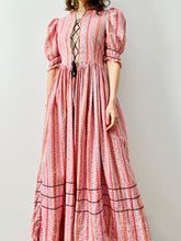 Load image into Gallery viewer, Antique 1910s Edwardian candy pink cotton dress
