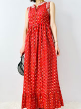 Load image into Gallery viewer, Vintage 1960s zig zag floral dress
