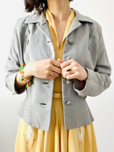 Load image into Gallery viewer, Vintage 1940s gray jacket

