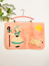 Load image into Gallery viewer, Vintage pastel pink novelty print doormat/bath mat
