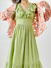 Load image into Gallery viewer, Vintage pink crochet cardigan/sweater

