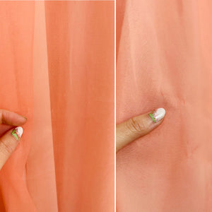 Vintage 1960s peachy pink peignoir lingerie robe