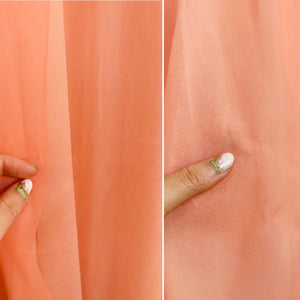 Vintage 1960s peachy pink peignoir lingerie robe