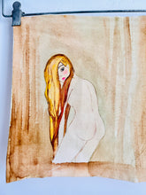 Load image into Gallery viewer, Vintage hand painted lady
