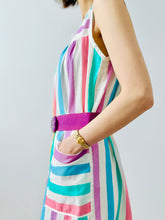 Load image into Gallery viewer, Vintage 1960s pastel stripes dress

