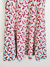 Load image into Gallery viewer, 1930s Berry Print Novelty Print Dress w Celluloid Buttons
