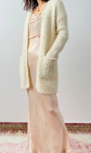 Reserved -Vintage 1930s pink satin lingerie dress