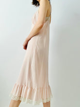 Load image into Gallery viewer, Vintage pastel pink lingerie slip
