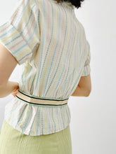 Load image into Gallery viewer, Vintage 1940s pastel top
