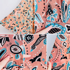 Vintage 1940s novelty print dress