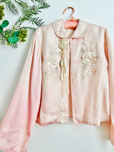 Load image into Gallery viewer, Vintage 1920s pink satin bed jacket
