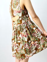 Load image into Gallery viewer, Safari floral print rayon mini dress
