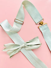 Load image into Gallery viewer, Antique Edwardian French adjustable ribbon sash
