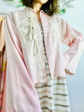 Load image into Gallery viewer, Vintage 1920s pink satin bed jacket
