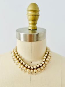 Vintage faux pearl choker
