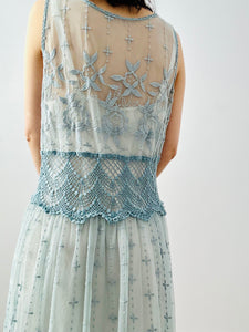 Vintage 1920s style lace dress