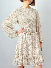 Load image into Gallery viewer, Vintage speckled dot print dress
