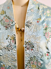 Load image into Gallery viewer, Vintage Pastel Blue Reversible Chinese Jacket
