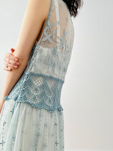 Vintage 1920s style lace dress
