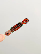 Load image into Gallery viewer, Vintage 1930s celluloid bow barrette
