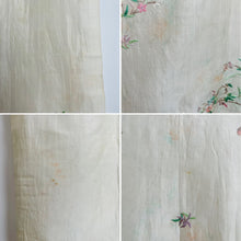 Load image into Gallery viewer, Vintage 1930s embroidered silk scarf
