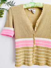 Load image into Gallery viewer, Vintage 1960s pink knit top
