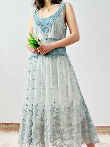 Vintage 1920s style lace dress
