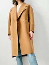 Load image into Gallery viewer, Parisian camel wool coat
