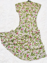Load image into Gallery viewer, Vintage 1940s rayon floral dress As Is
