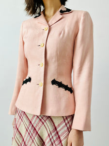 Vintage 1940s dusty pink jacket