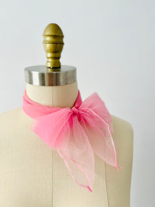 Vintage pastel pink scarf bandana