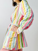 Load image into Gallery viewer, Vintage 1970s pastel stripes jacket
