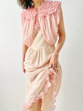 Load image into Gallery viewer, Vintage 1960s pink ruffled lingerie set
