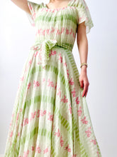 Load image into Gallery viewer, Vintage pastel floral dress
