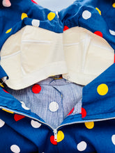 Load image into Gallery viewer, Vintage polka dots romper/playsuit
