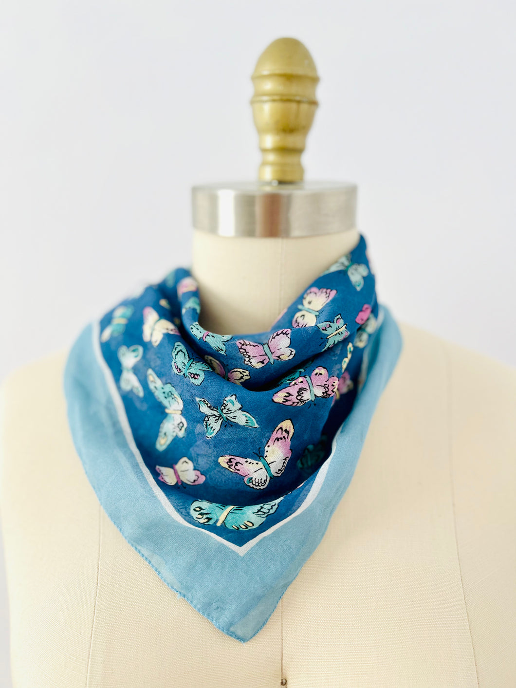 Vintage Butterflies Novelty Print Scarf