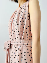 Load image into Gallery viewer, Vintage polka dot pink dress
