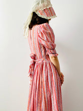 Load image into Gallery viewer, Antique 1910s Edwardian candy pink cotton dress
