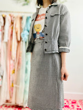 Load image into Gallery viewer, Vintage Nelly Don Houndstooth Dress Set
