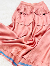 Load image into Gallery viewer, Vintage 1940s pink satin skirt
