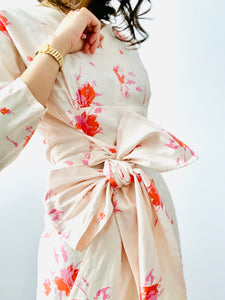 Vintage Vogue couturier design floral dress