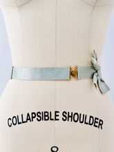Load image into Gallery viewer, Antique Edwardian French adjustable ribbon sash

