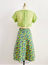 Load image into Gallery viewer, Vintage Floral Strawberry Print Novelty Cotton Skirt
